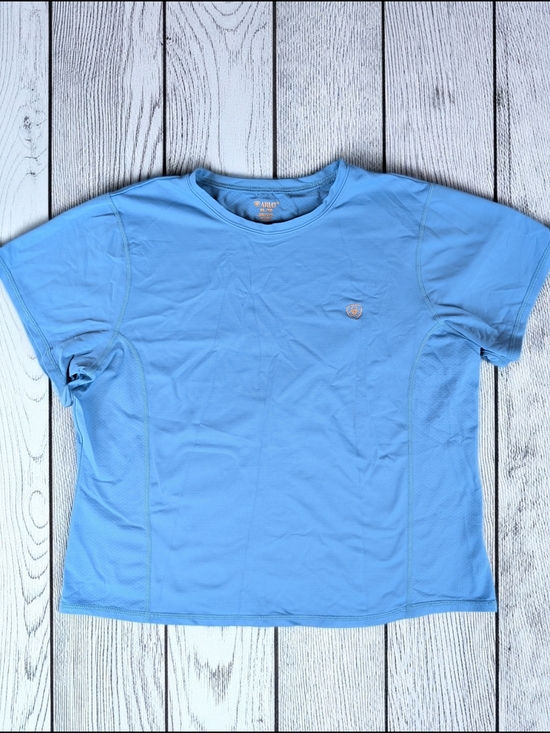 Ariat Tops - Ariat Performance Shirt Women's XL Blue Stretch Western